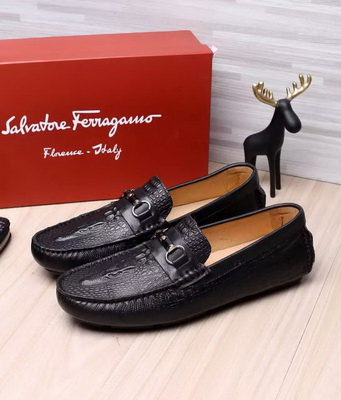 Salvatore Ferragamo Business Casual Men Shoes--084